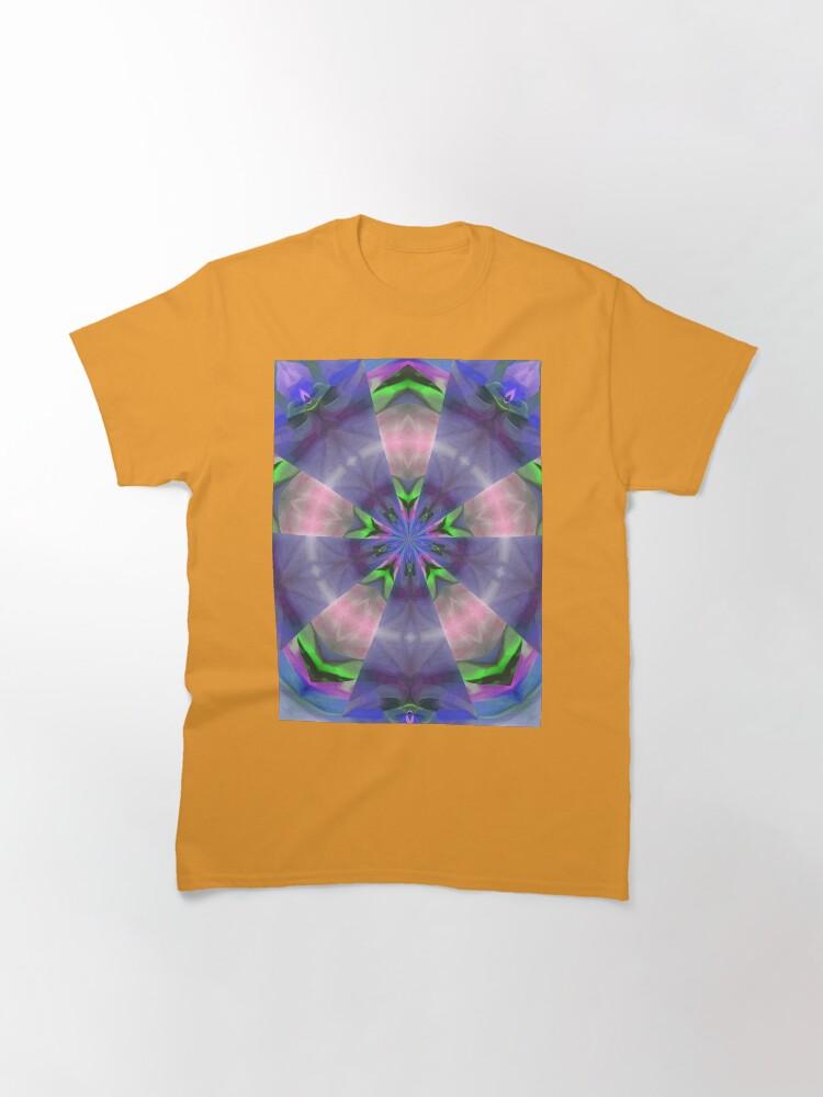 Pentangle Pastel Shades Multicolored Kaleidoscope Pentangle Pattern 9 Classic T-Shirt