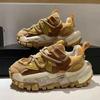 Fashion Color Block Chunky Sneaker Men Women Designer Bottom Running Casual Increased Internal High Platform
