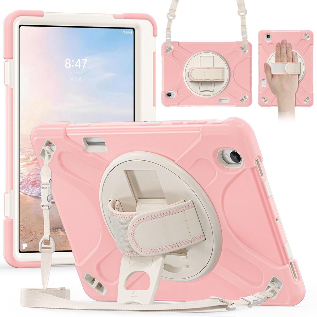 For Samsung Galaxy Tab S12+ 12.4 2026 Protective Cover, Heavy Duty Shockproof Case Stand/Hand Strap/Carrying Shoulder Strap