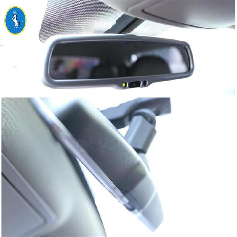 Auto Indoor Roof Front Backup Rearview Mirror Decor Frame Cover Trim Fit For KIA Sportage 2016 - Matte Interior Accessories