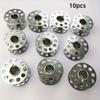 10/20/30pcs Stainless Steel Sewing Bobbins, 2cm Dia. Metal Spools, Smooth Winding & Reusable for DIY & Professional Sewing