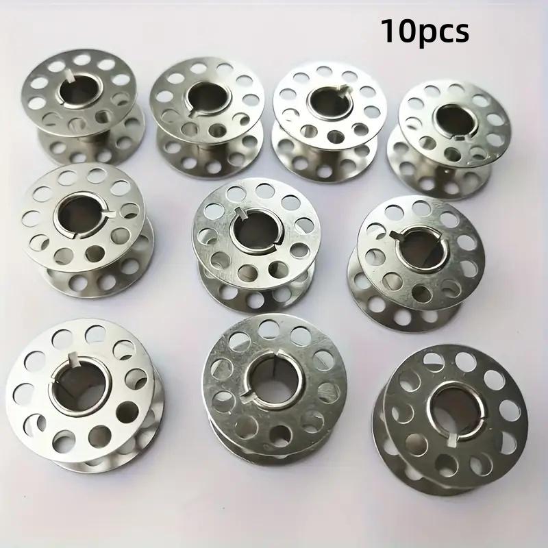 

10/20/30pcs Stainless Steel Sewing Bobbins, 2cm Dia. Metal Spools, Smooth Winding & Reusable for DIY & Professional Sewing светло-серый