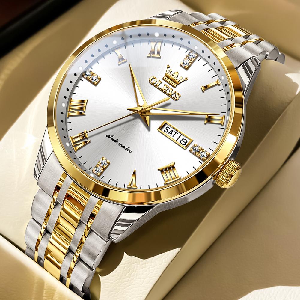OLEVS Gold Automatic Watch For Men