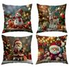 New Christmas Pillowcase Polyester Living Room Decoration Pillowcase Printed Nordic Christmas Pillow