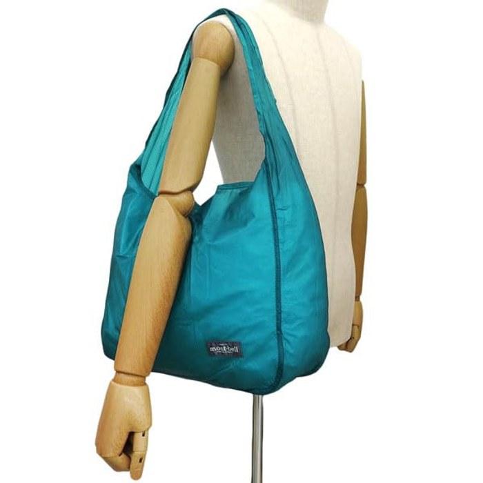 [Montbell] Bag Shoulder Bag L 1123780 (Turquoise) A4 Size, Foldable