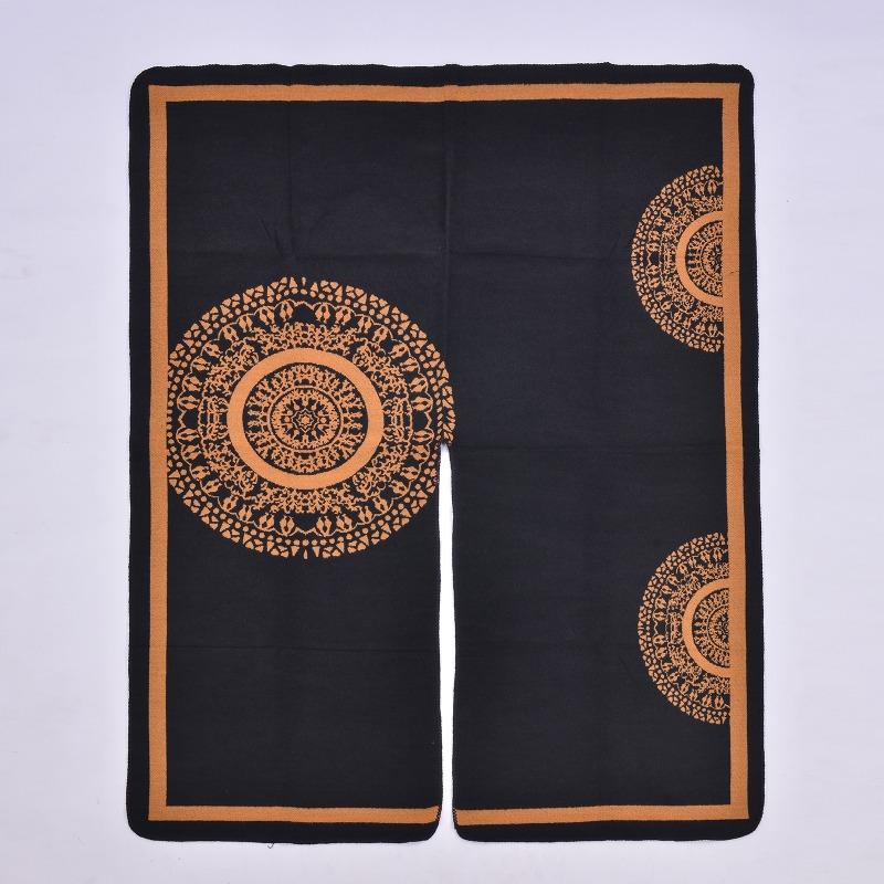 Autumn and winter double-sided thickened warm shawl cape simple split imitation cashmere scarf cape shawl hot