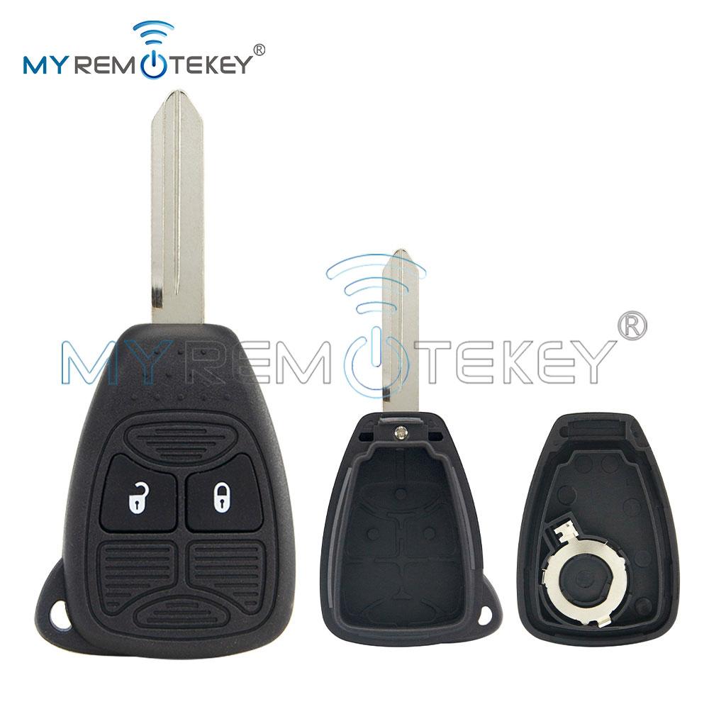 MYREMOTEKEY Remote Car Key Shell Case Fob for Chrysler Pacifica Aspen 300 Dodge RAM Caravan Jeep Commander Grand 2/3/4/5/6Button