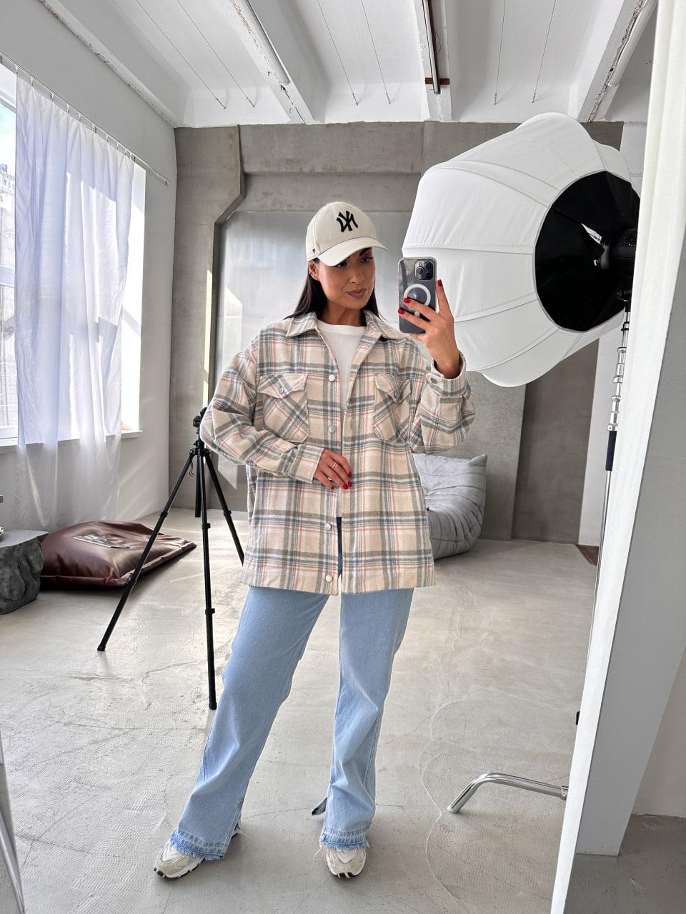 

Куртка-сорочка PEONY №1 7XL Різнокольоровий (2908244-60-62:249) 7XL різнокольорові кольору