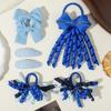 Fashion Bow Design Girls Hair Accessories Tassel Elastic Decorative Hair Clips BB Clip Sets for Holiday Decoration