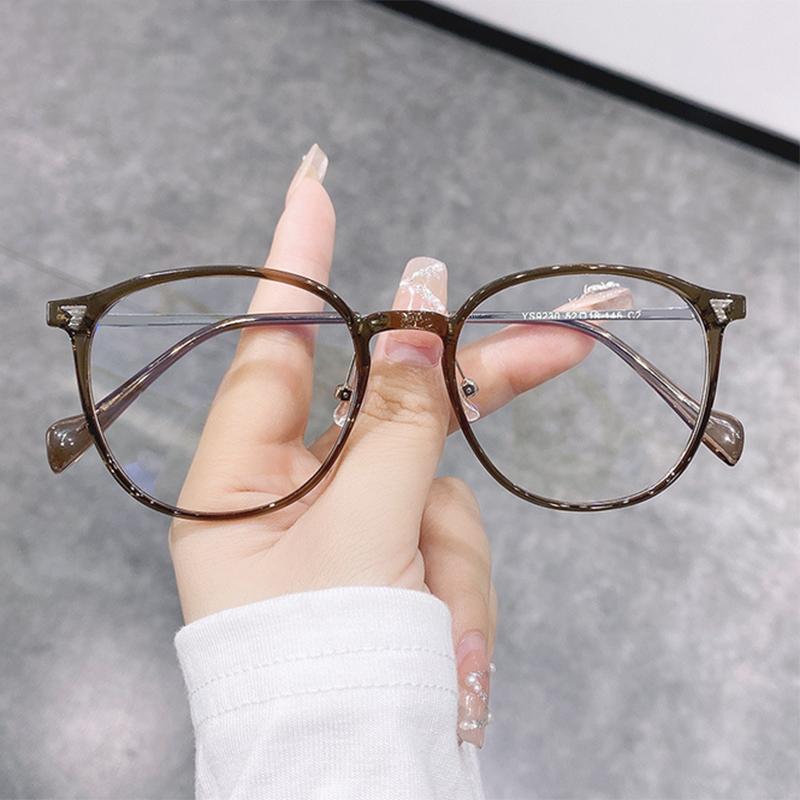 Round Myopia Glasses Metal Frame Prescription Spectacles Myopia -0.5 To -6.0 , Hyperopia +0.5 to +6.0