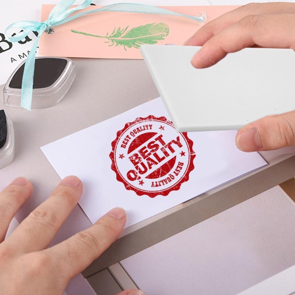 Thin Engraving PVC DIY Eraser Block Color Options Stamp Carving Block  DIY Handmade Stamps белый