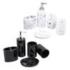 Bath Bathroom Accessories Set 5Pcs Toothbrush Holder Soap Dish