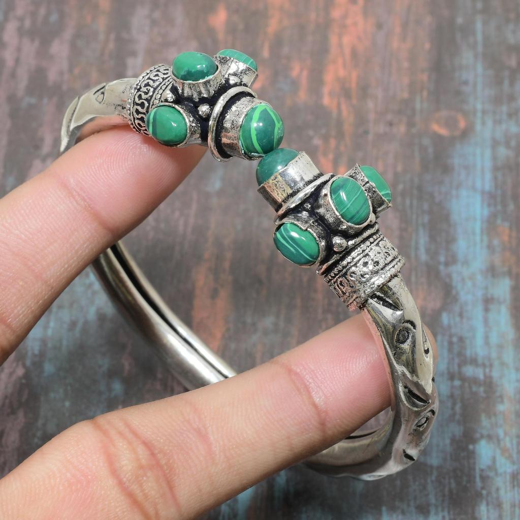 Anello di gioielli in argento Sterling 925 Boho fatto a mano in pietra preziosa
