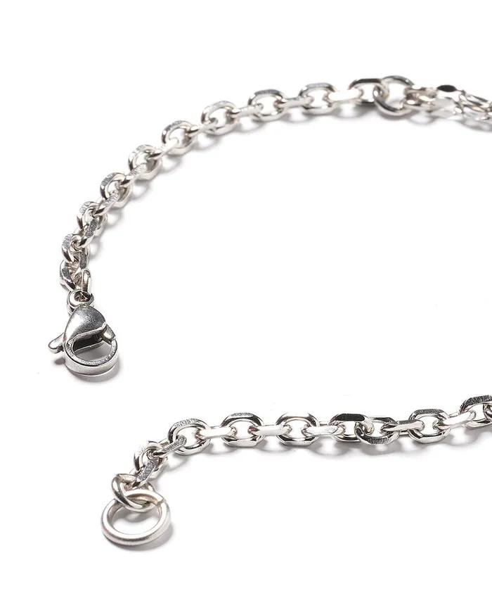 Surgical Bold Double Chain Bracelet (PLT-BR-008_SV)