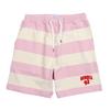 Bendles Striped Half Sweatpants - Pink