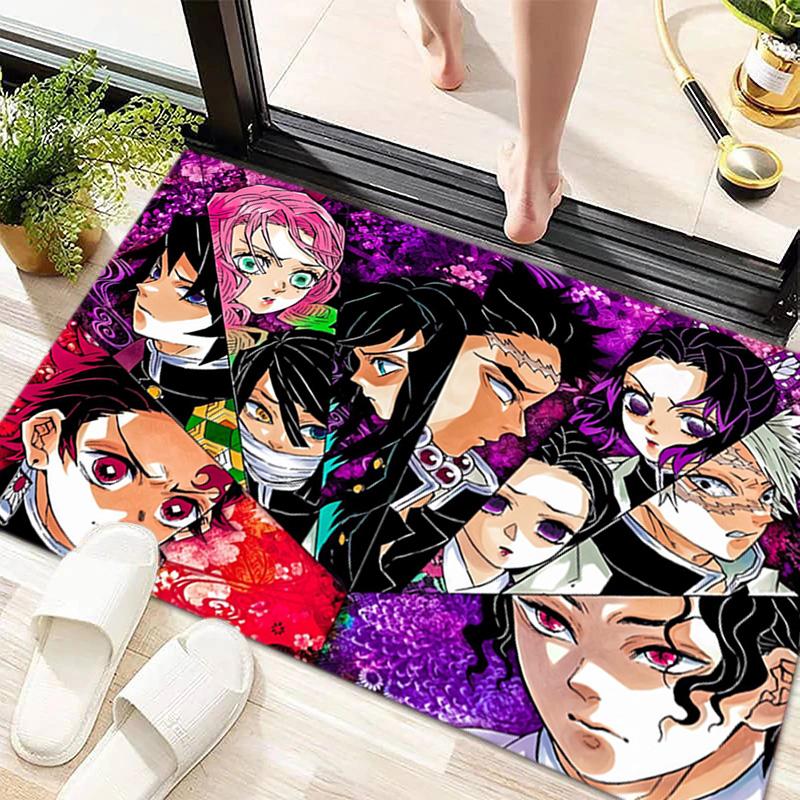 Japanese manga artist Koyoharu Gotouge's Demon Slayer carpet is suitable for living room and bedroom doormats office balcony decorative rugs H9