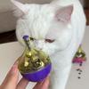 1 PC Parrot Bird Hamster Tumbler Toy Treat Dispenser Bell Foraging Puzzle Feeder Enrichment Boredom Relief Interactive Ball Toys
