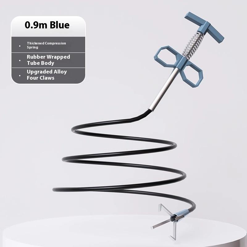 

1Pcs Drain Cleaner Sticks 90 - 160 - 200 - 300cm Spring Pipe Dredging Tools Clog Remover Cleaning For Kitchen Bending Sink Tool A1