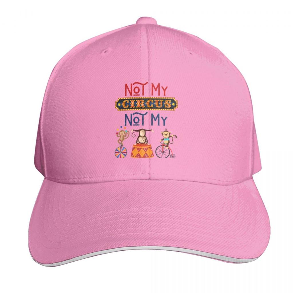 Not My Circus Funny Monkeys Meme Baseball Cap Unique Hats Wild Ball Hat Custom Caps GentleUnisex Hat For Unisex Womens