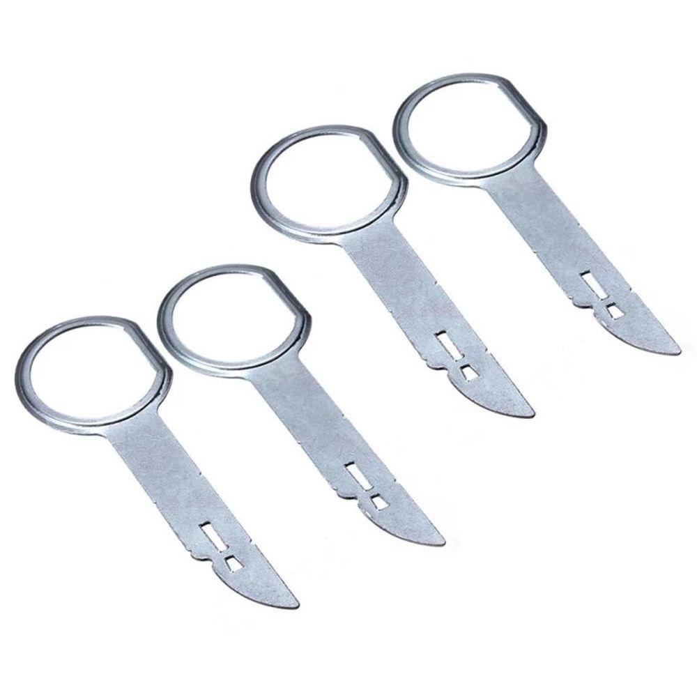 4Pcs Extraction Tool Styling Useful Pin Tool CD Stereo Radio Car Radio Removal Key Removal Release