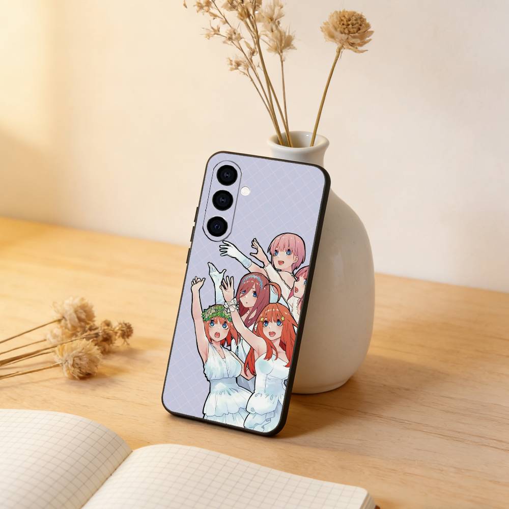 

The Quintessential Quintuplets Phone Case For Samsung Galaxy A73,A72,A71,A70,A53,A52,A51,Others Soft Black Cover Samsung a30 a20