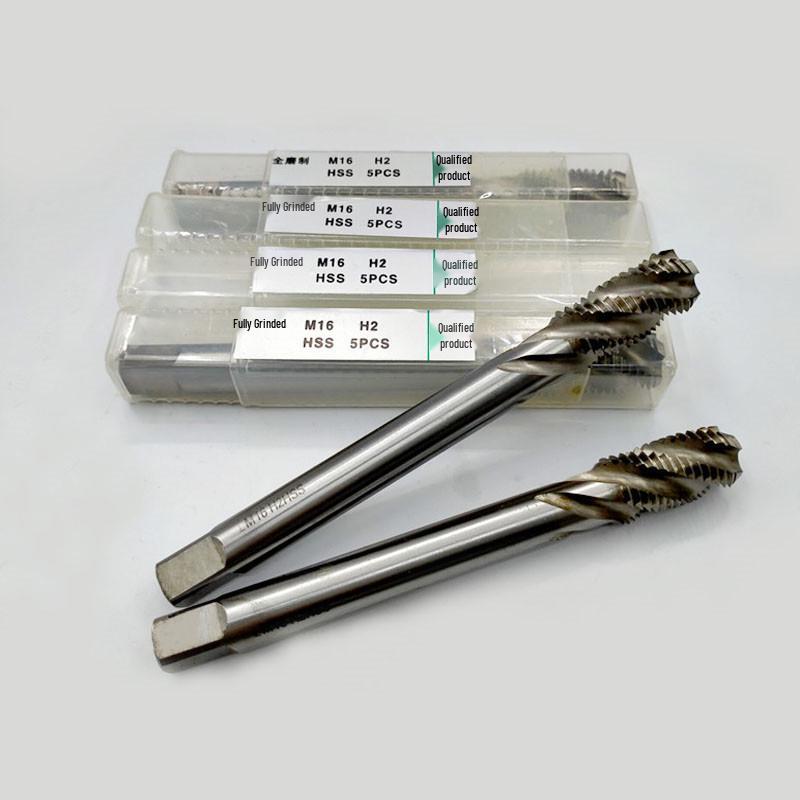 High-Speed Steel Spiral Fluted Tap Set M3-M16