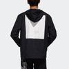 Adidas Originals Kaval Logo Hooded Sports Jacket Men Outerwear Black DX4236