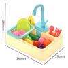 Children Electric Dishwasher Toy Set Kids Early Educational Toy Sink Tableware Simulation Kitchen Gift Play House Toys