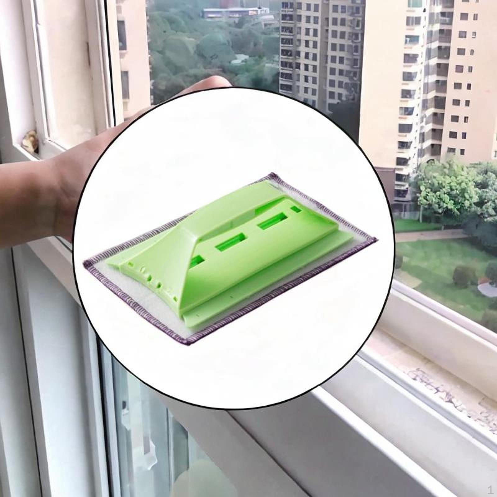 

Эффективный инструмент для очистки стекол и оконных направляющих, легкая конструкция зелёный