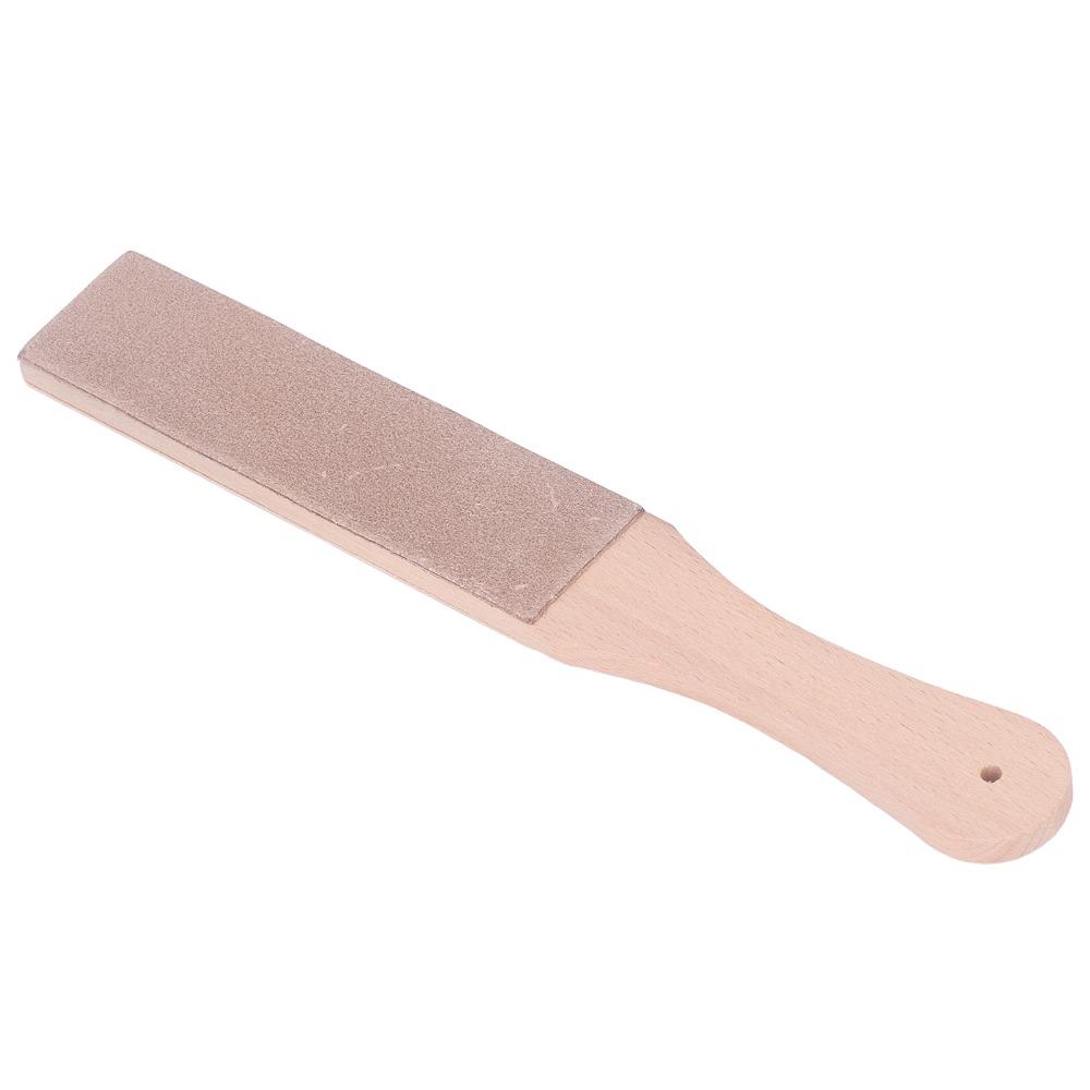 Ergonomic Handle Leather Strop Double Sided Knife Sharpening Strop For Leather Cutting Tools