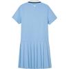 MLB Los Angeles Dodgers Letter Print Classic Sports Tennis Polo Dress Women dresses Blue 3FOPV0443-07SBS