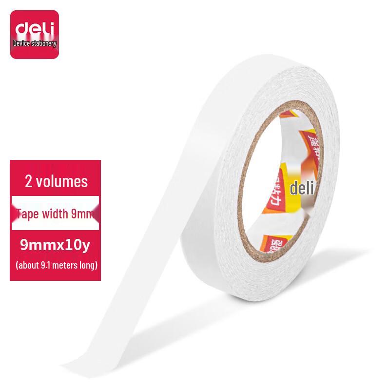 Deli 30434 Double-Sided Cotton Paper Tape