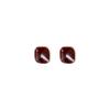 Geometric Green Retro Korean Square Earrings for Women