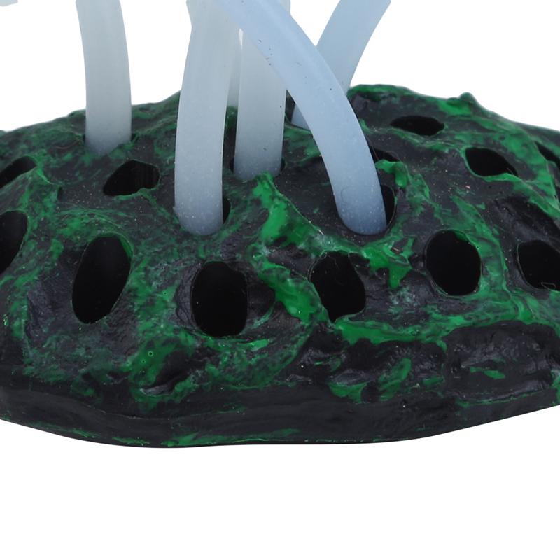 Aquarium Glowing Artificial Jellyfish Silicone Material Fluorescent Effect Realistic Appearance for Fish Tank Decoration Home Office Aquarium Ornament