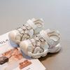 Fashion Children's Beach Shoes 2025 Summer Explosion Baby Girl Soft Sole Non-slip Sandals Hollow Single Net Casual Shoes