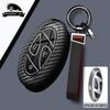 Abs Carbon Fiber 3 5 7 Buttons For Hyundai Ioniq 6 Grand Prix Gn7 Kona Car Remote Key Case Cover Protected Keychain Accessories