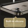 Hybrid Silicone Frame Aluminum Metal Phone Case For 17 16 15 14 13 12 11 Pro Max Better Heat Bumper