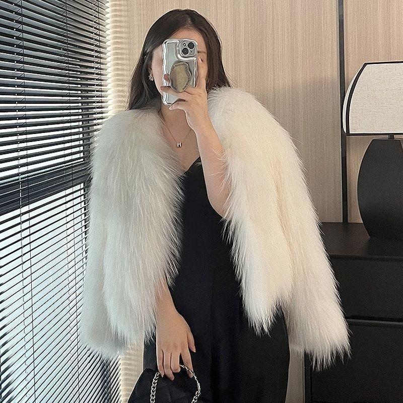 Autumn and Winter New Toka Imitation Fox Fur Light Fur Women's Winter Short Fur Short Coat
