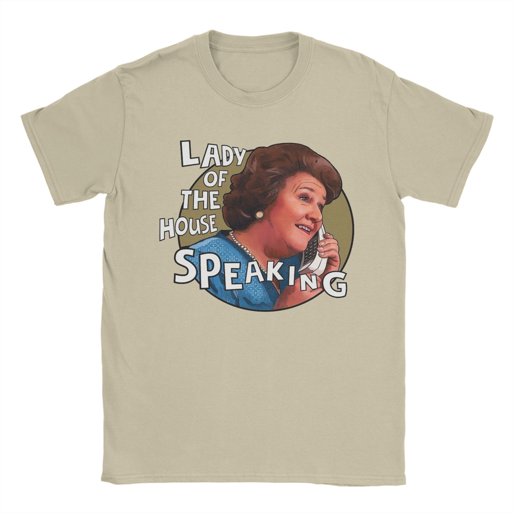 

Hyacinth Bucket Keeping Up Appearances Unisex Women T Shirt Unique Tee Shirt Short Sleeve Crew Neck TShirts Cotton Gift Idea Tops S