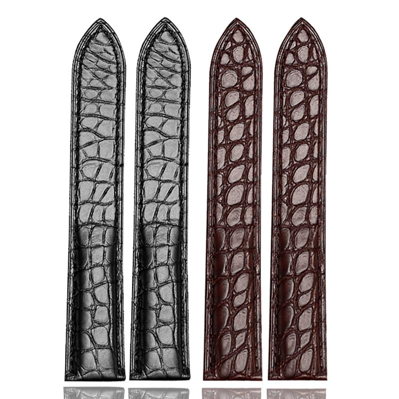 18 20 22 23 24 25 mm Vysoce kvalitní řemínek na hodinky z pravé krokodýlí kůže pro Cartier Tank London Solo kožený řemínek na hodinky pánský dámský
