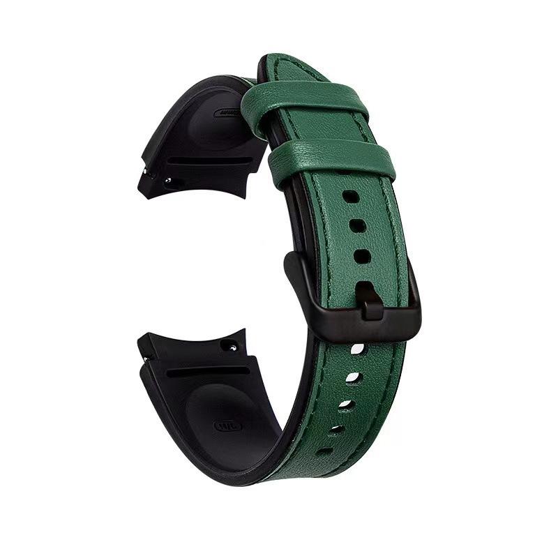 Samsung Galaxy Watch 6 Silicone Strap with Quick Release Interface, Genuine Leather Option Available