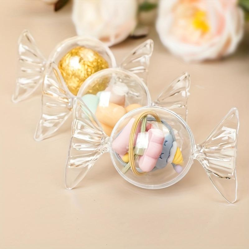 12 Pieces, Transparent Plastic Candy Boxes, Candy Packaging Boxes, Mini Bottles, Candy Gift Boxes, Birthday Party Decorations