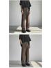 Spring/Summer Retro Loose Straight Coffee Casual Pants for Men