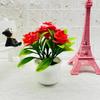 Rose Simulated Flower Arrangement Durable Foam Material For Office Home Decor