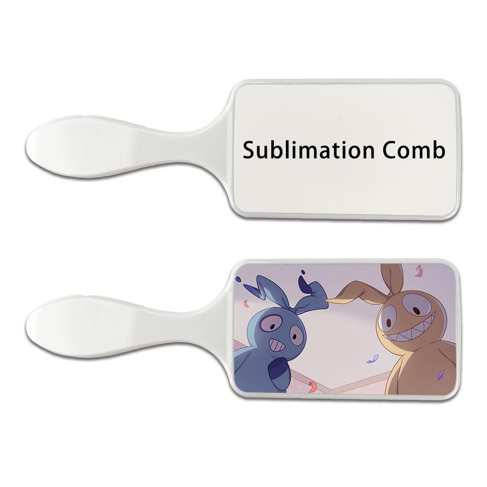 Cute Heat Transfer 2D Adult Comb - Sublimation Design 20cm+ белый