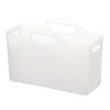Comfortable Storage Box for Women Hand Box Plastic Organizing Basket Portable Storage Case for Kitchen Bathroom Office