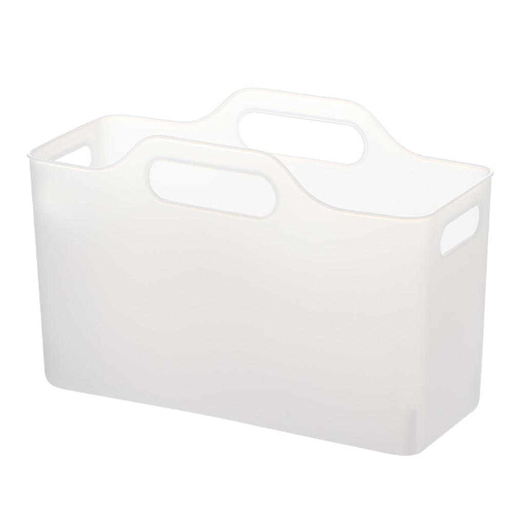 Comfortable Storage Box for Women Hand Box Plastic Organizing Basket Portable Storage Case for Kitchen Bathroom Office