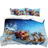 Supply Christmas Series Bed Quilt Cover Pillowcase 3D Digital Quilt Cover Three-Piece Set