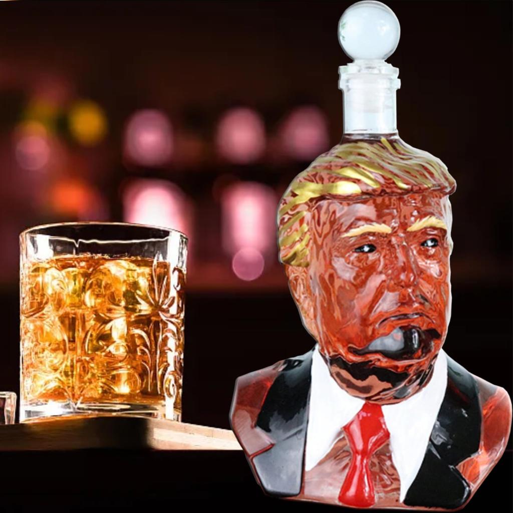 Funny Whiskey Bottle New Unique Glass Decanter For Wine And Whiskey Decanter