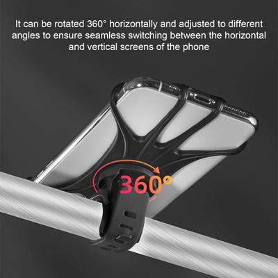 Bike Phone Holder Stability Anti-Shake High 360-Degree Universal Rotating Bicycle Handlebar Cell Phone Mount